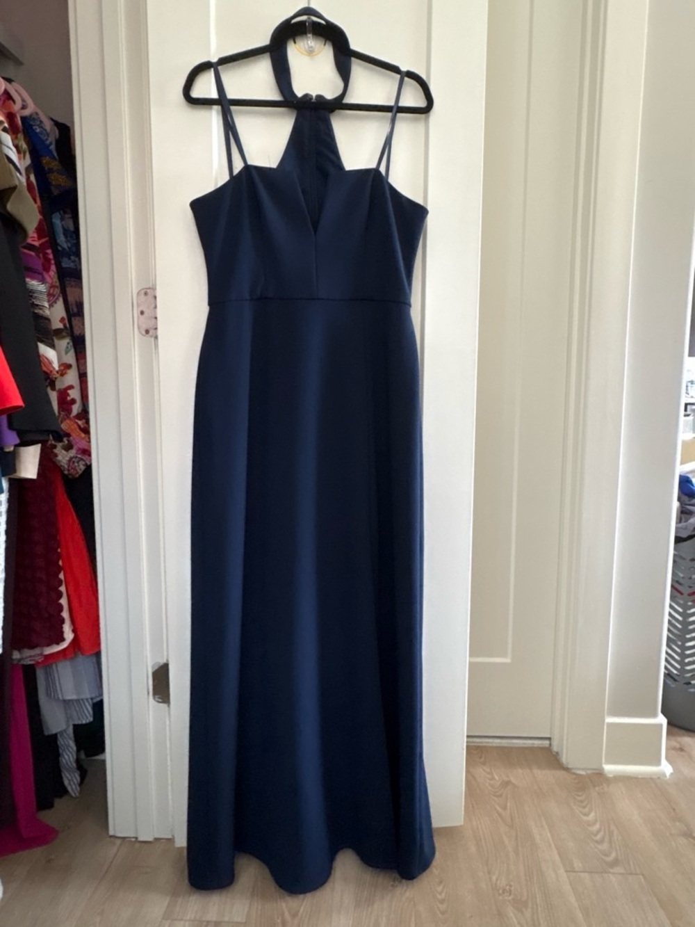 BCBGMaxAzria Classic Navy Evening Dress